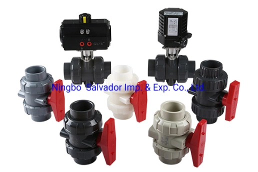 Pph CPVC PVC Plastic True Union Ball Valve for Industrial Waste Water