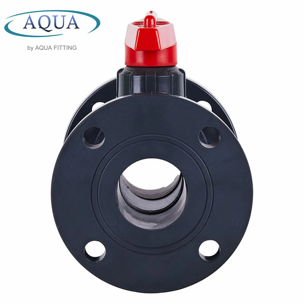 High Quality Industrial PVC Plastic UPVC Flange Ball Valve